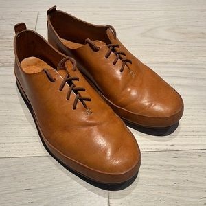 Feit Court Shoes Natural Leather Size 43